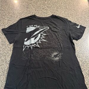 Men's Nike Miami Dolphins Black Graphic T-Shirt